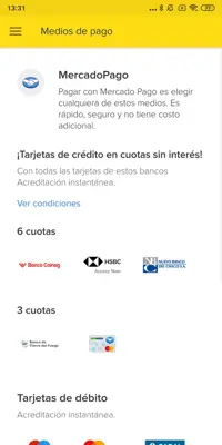 MercadoLibre android App screenshot 2